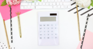 A calculator, which you'll need when saving for a house on a low income.